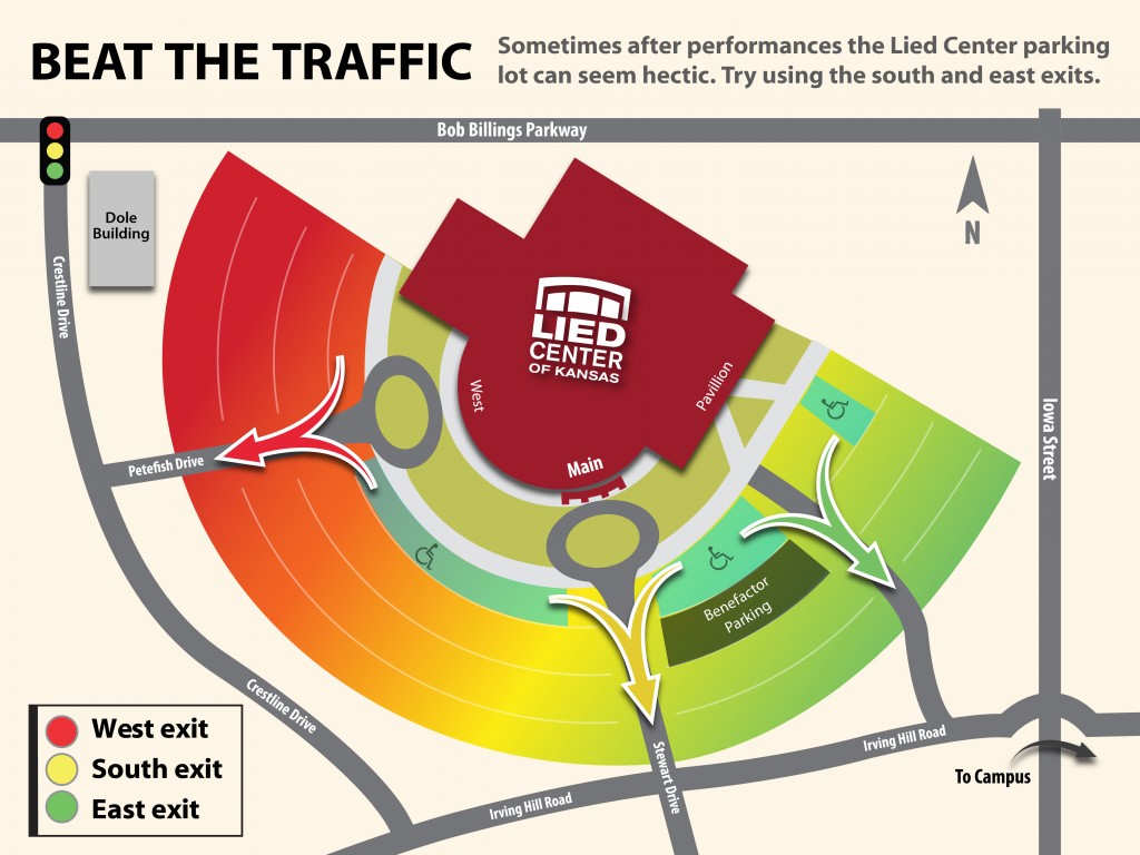 Directions & Parking | Lied Center of Kansas